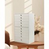 Large Jewelry Box with 10 Drawers for All Jewelry, White Organizer Gift - 2 of 4