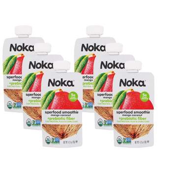 Noka Organic Superfood Smoothie Mango Coconut - Case of 6/4.22 oz