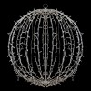 Northlight 30" LED Lighted 3D Christmas Hanging Ball Decoration – Warm White Lights - 4 of 4