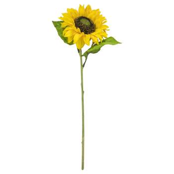 Allstate Floral 25" Yellow Artificial Sunflower Spray