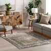 Nuloom Charvi Distressed Medallion Fringe Indoor Area Rug - 2 of 4