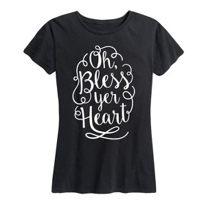 Women's - Country Casuals - Oh Bless Yer Heart Short Sleeve Graphic T-Shirt - 1 of 4