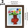 Americanflat Kids Art Frame 10x12.5 inches with 8.5x11 inches Mat - Composite Wood And Glass (2 Pack) - 2 of 4