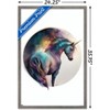 Trends International Ben Heine - Unicorn in Universe Framed Wall Poster Prints - 3 of 4