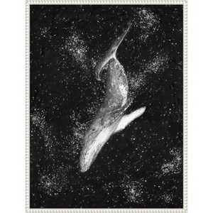 Amanti Art Magic Ocean Whale Large by Ec Mazur Framed Canvas Wall Art - 1 of 4