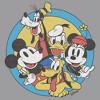 Boy's Disney Mickey & Friends Retro Circle Distressed Pull Over Hoodie - 2 of 4