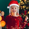 Northlight Girl's Mrs Santa Hat Children's Christmas Costume Accessory - One Size - 2 of 4