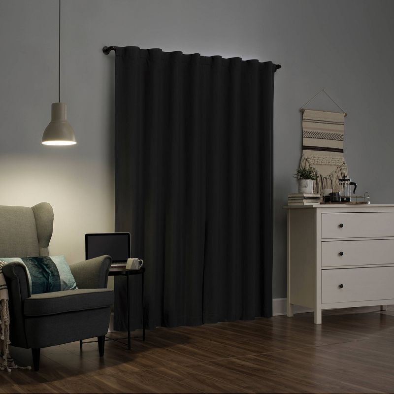 Cyrus Thermal Total Blackout Back Tab Curtain Panel - Sun Zero, 4 of 12