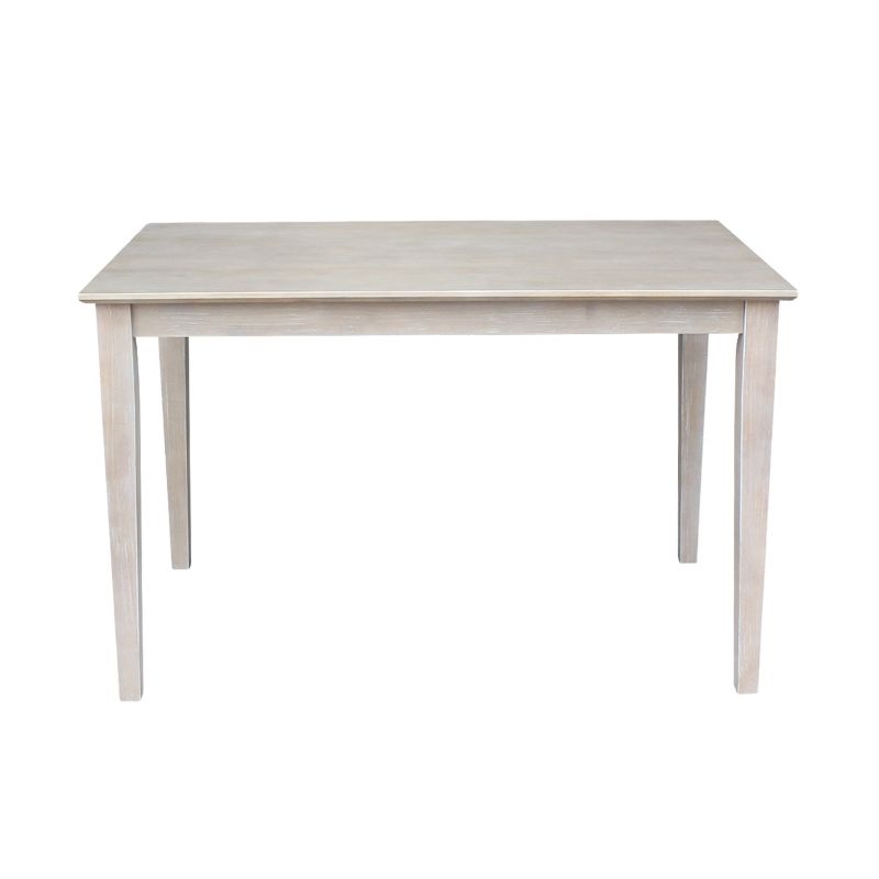 Solid Wood 30"X 48" Dining Table Weathered Gray - International Concepts, 3 of 8
