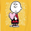 Boys' - Peanuts - Charlie Brown Xoxo Short Sleeve Graphic T-Shirt - 2 of 4