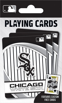 MasterPieces Officially Licensed MLB Chicago White Sox Playing Cards - 54 Card Deck for Adults