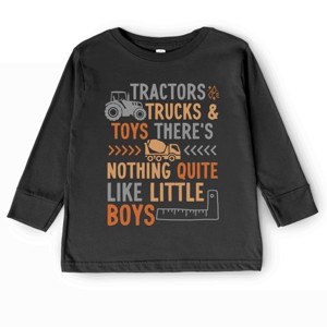 The Juniper Shop Trackers, Trucks & Toys Toddler Long Sleeve Tee - 1 of 4
