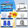 Skirfy Inflatable Volleyball Pool Float Set with Volleyball Net and Basketball Hoop, 2-in-1 Floating Water Games for Kids and Adults - 4 of 4