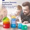 Stacking Cups Toy, Montessori Learning Set for Toddlers Ages 1-3 - 3 of 4