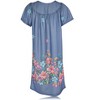 JEFFRICO Womens Nightgowns Muumuu Lounger House Dress Sleepwear Silky Soft Pajama Dress Nightshirts - 4 of 4