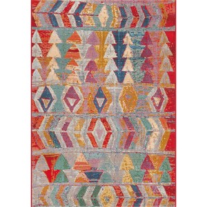 Unique Loom    Outdoor Modern Tamarindo Area Rug - 1 of 4