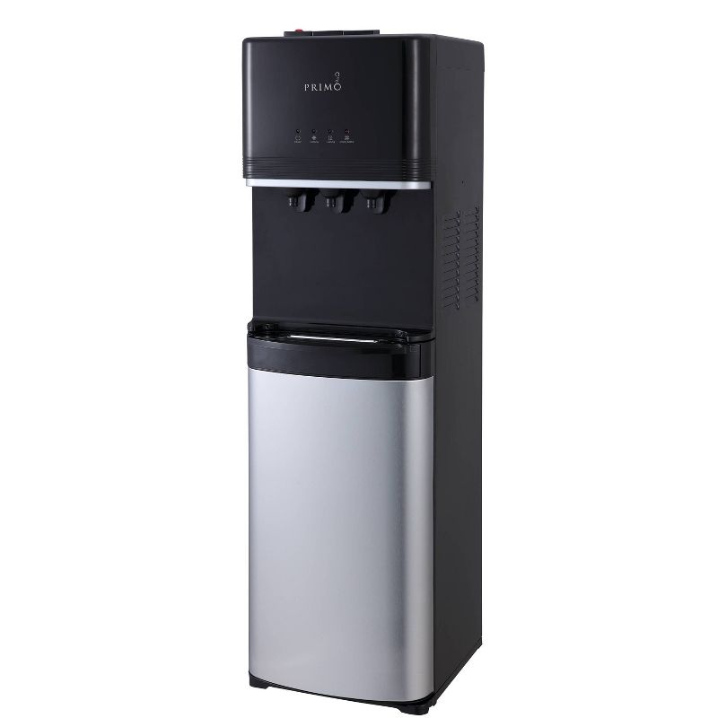 Primo Deluxe Bottom-Load Water Cooler Dispenser with 3-Temperature Settings - Stainless Steel, 1 of 6