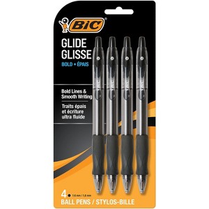 BIC Velocity Retractable Ballpoint Pens Bold Point Black Ink 859025 - 1 of 4