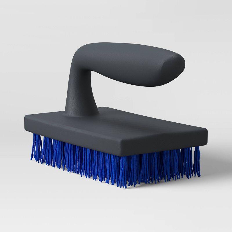 Short Handled Nylon Cleaning Brush Black - Room Essentials&#8482;, 1 of 3