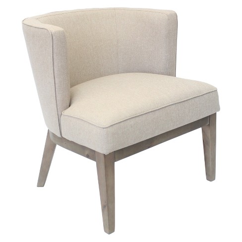 beige accent chairs with nailhead trim