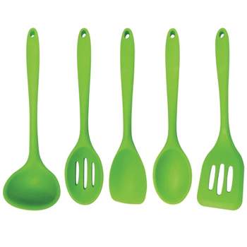 Kaluns Silicone Green Kitchen Utensil (Set of 24) K-SUS24G-HD - The Home  Depot