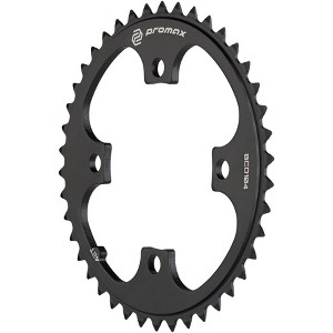 Promax 4-Bolt Chainring - 42t, 104 BCD, Black - 1 of 2