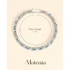 Molenia 18K White Gold Plated Birthstone Tennis Bracelet for Women, Hypoallergenic 925 Sterling Silver Jewelry Anniversary Birthday Gifts for Her - 3 of 4