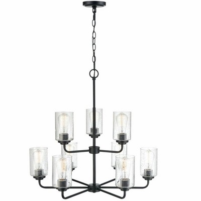 Millennium Lighting Moven 9 - Light Chandelier in  Matte Black