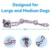 Pacific Pups Products - 23" Rope Dog Toy - L - 3 Knot Dog Tug Toy for Large Dogs. - 2 of 4