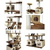Go Pet Club 87" Cat Tree Climber with Swing and Sisal Scratching Post F216 - 2 of 3
