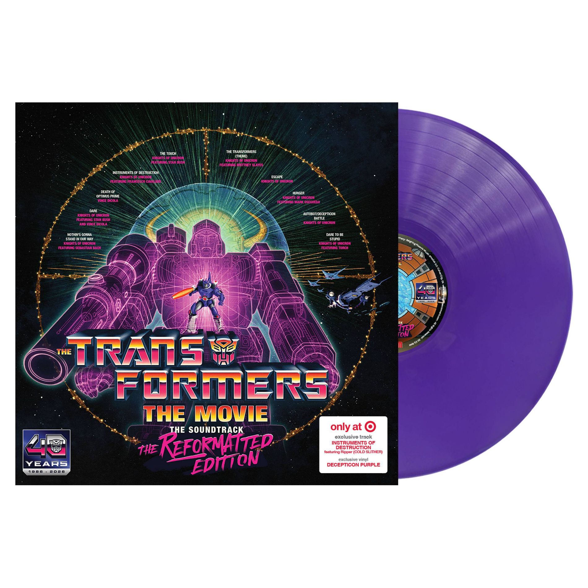 Transformers - The Movie, The Soundtrack, The Reformatted Edition (Target Exclusive, Vinyl)