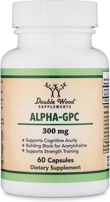 Alpha Gpc Choline - 60 X 300 Mg Capsules By Double Wood