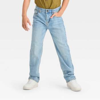 Boys' Relaxed Straight Jeans - art class™