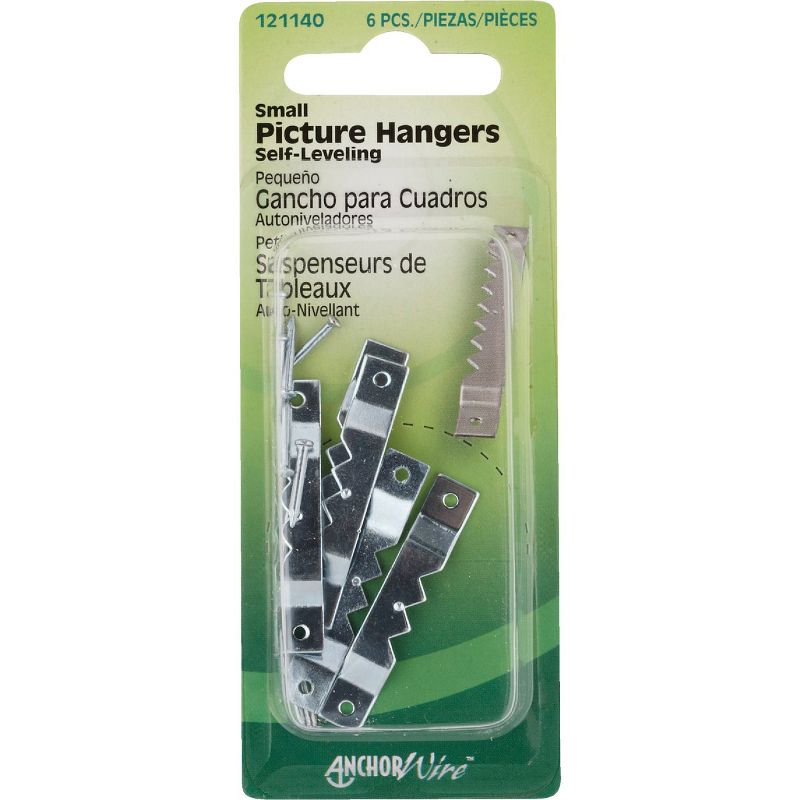 Anchor   Small Sawtooth Hangers (6 Count) 121140 Pack of 10, 2 of 3