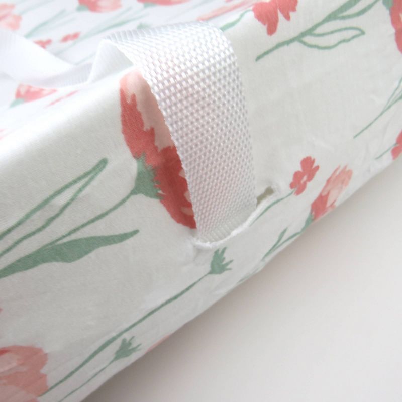 Honest Baby Organic Changing Pad Cover - Strawberry Pink Floral, 4 of 5
