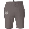 Love All Tennis Men's Pigment Dyed Fleece Shorts - 2 of 2