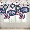 Big Dot of Happiness Last Sail Before the Veil - Nautical Bachelorette and Bridal Shower Hanging Decor - Party Decoration Swirls - Set of 40 - 3 of 4