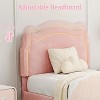 Twin Bed Frame with Drawer, Upholstered Adjustable Headboard, Velvet Princess Platform Bed for Girls/Kids - 4 of 4
