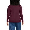 Lands' End Women's Supima Cotton Fitted Long Sleeve Turtleneck - 2 of 3
