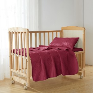 Clara Clark Toddler Quilts, 3 Piece Bedspread Coverlet Set, All Season Toddler Bedding Set - 1 of 4
