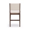 Plank+Beam 24" Counter Height Chair, Set of 2 Solid Wood Modern Kitchen Stools with Cushion - 3 of 4