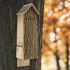 Uncle Dunkels Quadruple Chamber Bat House; Rustic Handmade Backyard Rocket Box Bat Shelter Box - 2 of 4