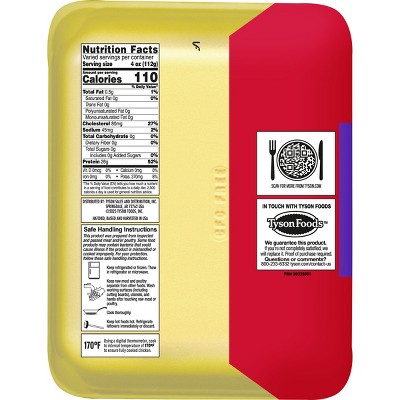 Tyson Trimmed & Ready Chicken Tenderloins - 1.25-2.1 lb - price per lb