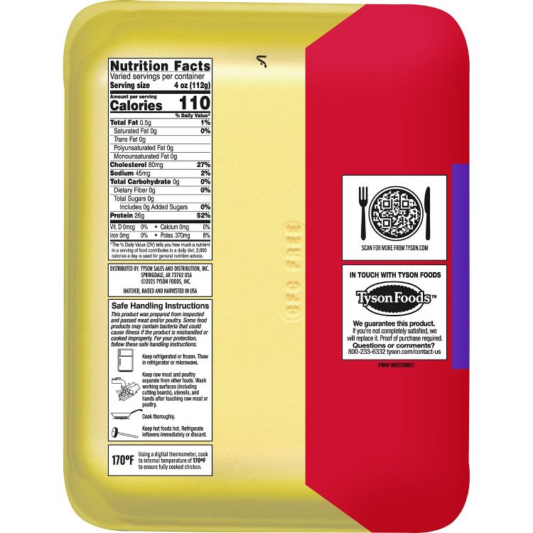 Tyson Trimmed & Ready Chicken Tenderloins - 1.25-2.1 lb - price per lb, 2 of 4
