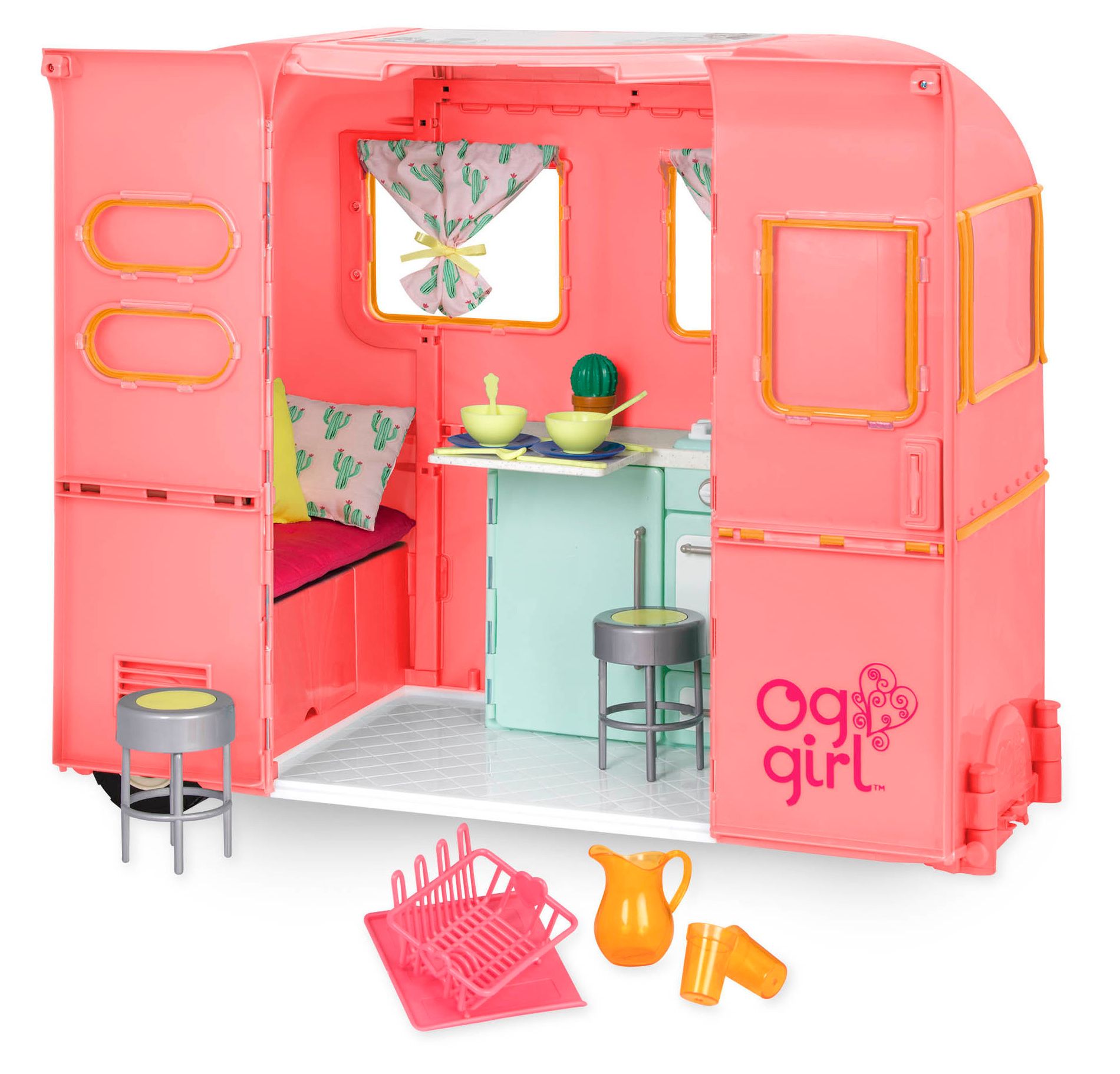 Our Generation RV Seeing You Camper for 18" Dolls - Pink