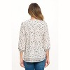 WEST K Women's Sophia Rayon Three Quarter Sleeve Everyday Blouse - 4 of 4