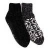 MUK LUKS Women's 2 pack Chenille Cabin Socks - image 2 of 3