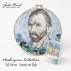 John Bead Masterpiece Collection Mixed Glass Bead Box Self Portrait by Vincent Van Gogh 85g - 3 of 3