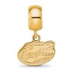 Black Bow Jewelry 14k Yellow Gold Plated Sterling Silver Florida Gators NCAA Bead Charm - 3 of 4