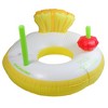 Swim Central 41" Yellow and White Piña Colada Inflatable Swimming Pool Inner Tube Ring Float - 2 of 4